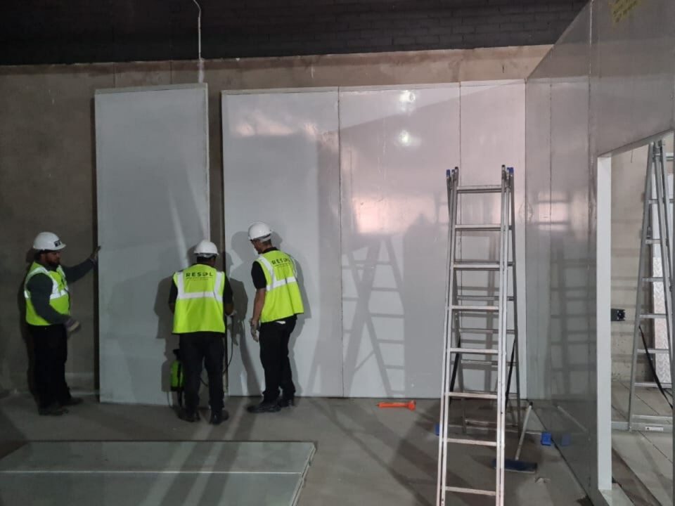Cold room built by Resol, George