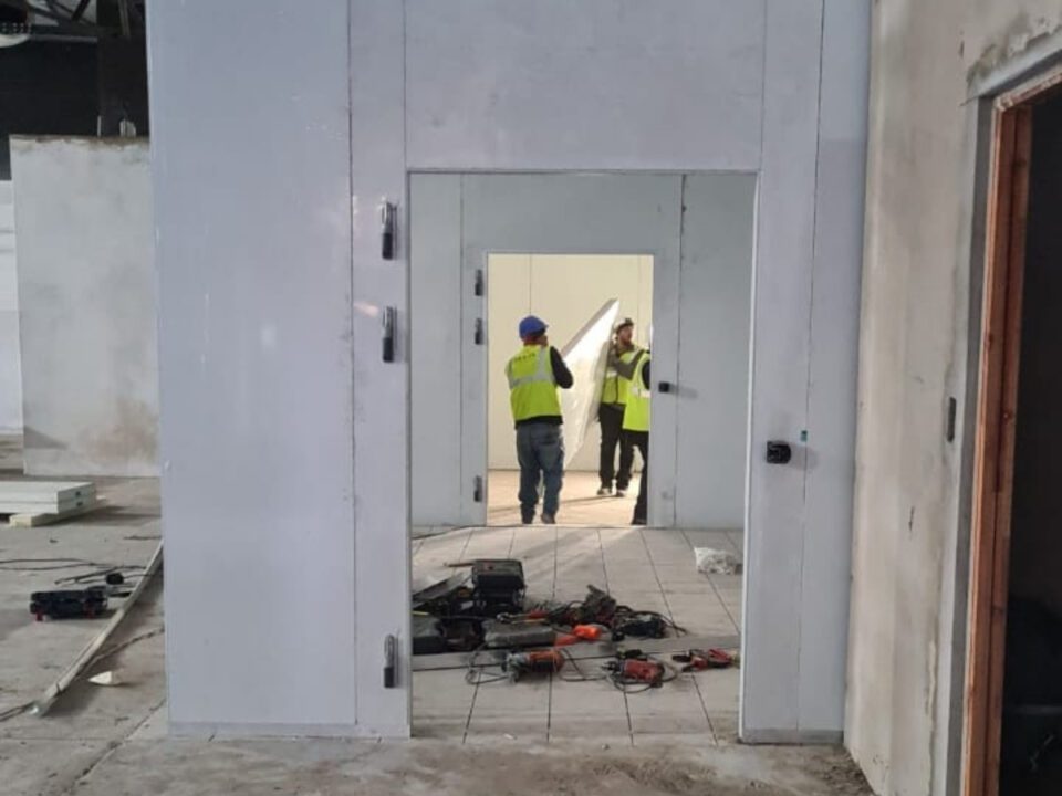Cold Room being built by Resol, George