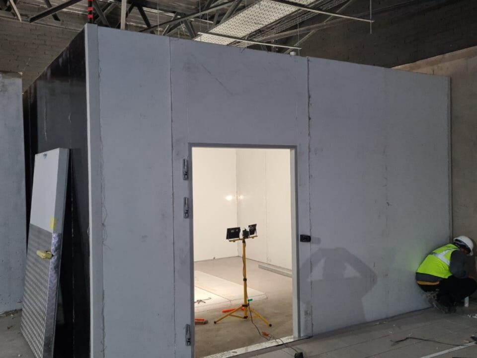 Cold Room being built by Resol, George